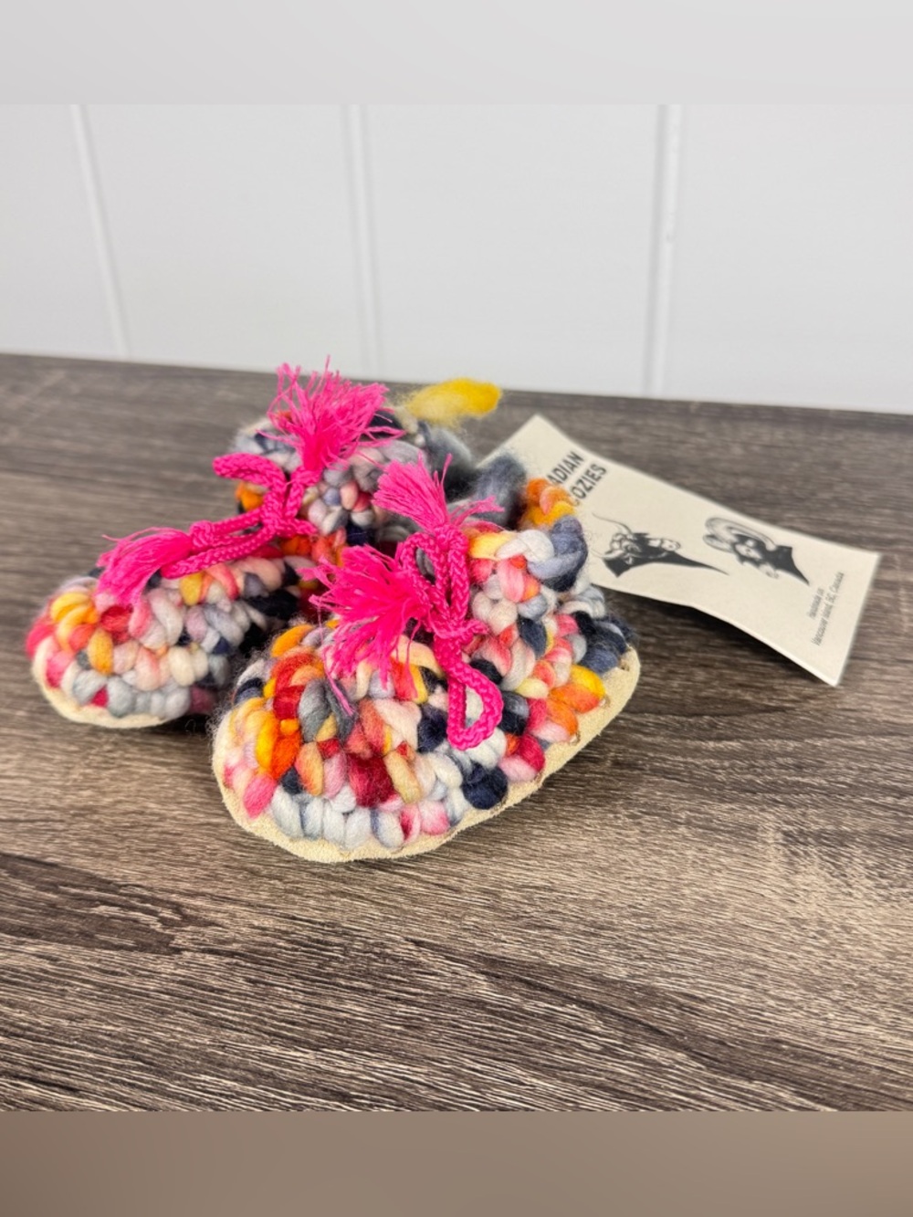 NEW Canadian Comfy Cozies Handmade Baby Bootie Slippers
